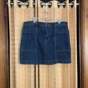 NWT Denim Jean Skirt